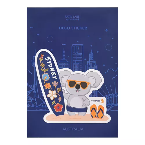 DESTINATION SERIES - PVC LUGGAGE STICKERS PACK OF 5 (MANEKI + KOALA)